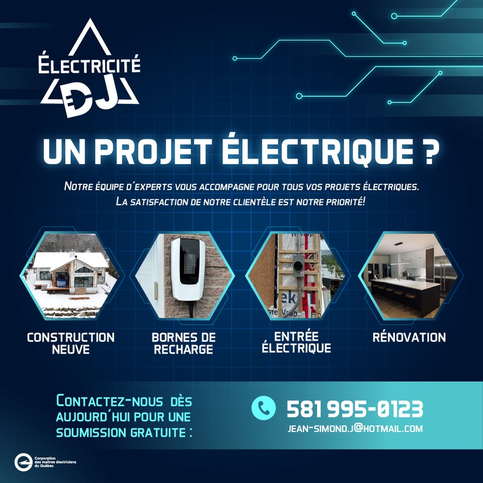 Contactez Électricité DJ
